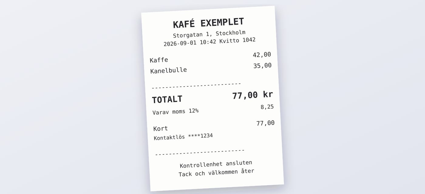 Nya krav på kassaregister 2027